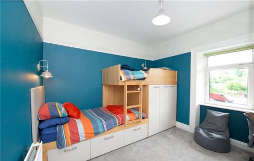 Bespoke bunk bed designed for boys bedroom.