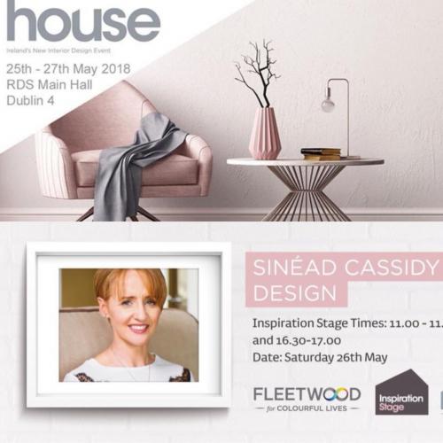HOUSE 2018 Sinead Cassidy presentation times