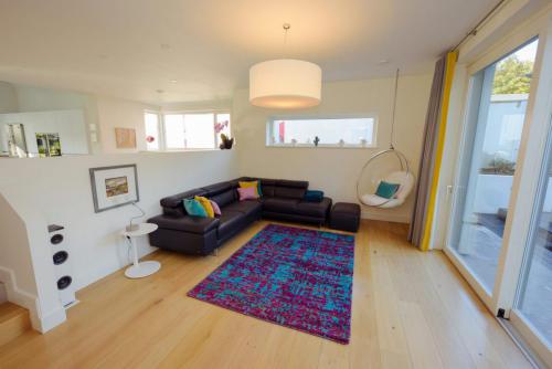 Home of the Year collaboration - Sari Silk rug from @rugs.ie, scatters from @interiosity  @sineadcassidydesign
