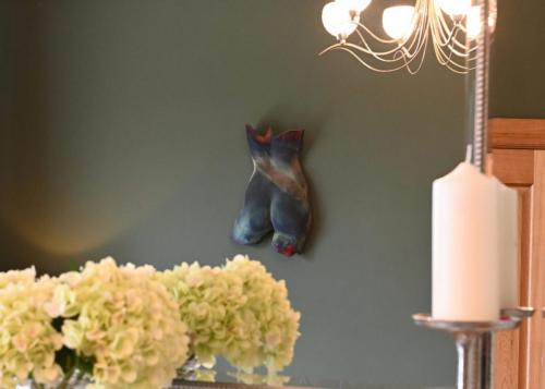 Stunning wall ceramic piece on recent photoshoot