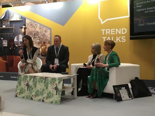 Trend Talks stage with Eleanor Flegg from the Irish Independent