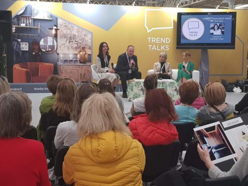 RDS Trend Talks stage with Eleanor Flegg from the Irish Independent
